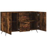  Komoda boja dimljenog hrasta 100 x 36 x 60 cm konstruirano drvo | shoptok.hr