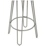 Premier Housewares Siv/v temni naravni barvi barsko stol iz masivnega bresta (višina sedeža 75 cm) District – | Shoptok.si
