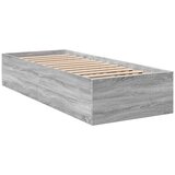 Furnova Posteljni okvir siva sonoma 90x200 cm inženirski les, (21934265) | Shoptok.si