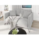 Ropez Svetlo siva sedežna garnitura iz šenilje 140 cm Freya – | Shoptok.si