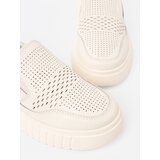 Sergio Leone Platform leather shoes beige | Shoptok.si
