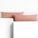 DecoKing Jastučnica za valjkasti jastuk Amber 20x145 cm, koralna | shoptok.hr