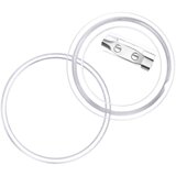 vidaXL Set gumba za značke sa sigurnosnim iglama 100 kom akrilni 37 mm | shoptok.hr