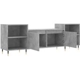 TV ormarić boja betona 160x35x55 cm od konstruiranog drva | shoptok.hr