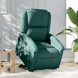 Maison Chic Električni naslanjač - Relax naslanjač s funkcijo vstajanja temno zeleno blago, (22061952) | Shoptok.si