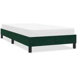  Okvir kreveta bez madraca tamnozeleni 90x220 cm baršun | shoptok.hr