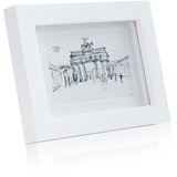 Casa Chic Everton, okvir za slike, pravokoten, mere slik 14 x 9 cm, mat, steklo Cene