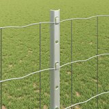 Euro ograda s postom 10 x 1,2 m Pocinčani čelik Srebrna Mreža | Eponuda.com