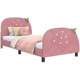  za djecu s uzglavljem Ružičasta 80 x 200 cm Baršun | shoptok.hr