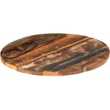  Okrugla stolna ploča 60 cm 25 - 27 mm masivno obnovljeno drvo | shoptok.hr