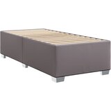  s oprugama i madracem sivi 90 x 190 cm od umjetne kože | shoptok.hr