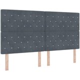  Krevet od pjene s madracem i LED-om Tamnosiva 180 x 200 cm | shoptok.hr