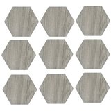 INF Samolepilne heksagonalne PVC ploščice 20 kos lesne 11.7x20.2cm siva, (5000302242) | Shoptok.si