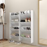 vidaXL Zidni ormarići 4 kom visoki sjaj bijeli 60x18x60 cm od iverice Cijene