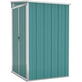  Zidno vrtno spremište zeleno 118 x 100 x 178 cm pocinčani čelik | shoptok.hr
