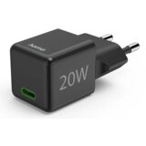 Hama Hitri polnilnik, USB-C, Super mini polnilnik, PD, 20 W, Črna (00201984) | Shoptok.si