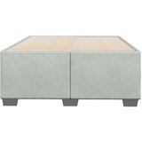  Okvir za krevet svjetlosivi 120 x 200 cm baršunasti | shoptok.hr