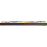  Stenske police 2 pcs večbarvno 100 x 20 x 6 cm Trden mangov les | Shoptok.si