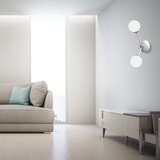  Zidna lampa JOY 2xE14/40W/230V bela/sjajni hrom | Eponuda.com