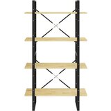 vidaXL ormarić za knjige s 4 razine 80 x 30 x 140 cm masivna borovina | shoptok.hr