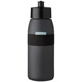 Crna plastična boca za vodu 500 ml Ellipse –