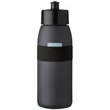 Mepal Črna plastična steklenica za vodo 500 ml Ellipse – Cene