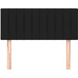  Posteljno vzglavje črno 100x5x78/88 cm blago, (20726115) | Shoptok.si