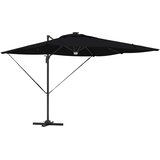 Roma Suncobran Crna 286 x 284 x 270 cm Aluminij i poliester | shoptok.hr