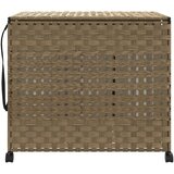  Košara za rublje s kotačima 66x35x60 cm od ratana | Eponuda.com