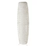 Casa Selección Kremno bela stoječa svetilka z bambusovim senčilom (višina 88 cm) –