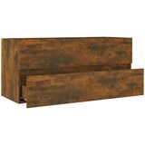 Ormarić za umivaonik boja dimljenog hrasta 100x38,5x45cm drveni | shoptok.hr