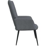  Stolica za opuštanje s osloncem za noge tamnosiva od tkanine | shoptok.hr