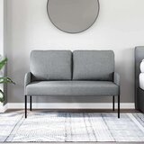  Sofe s jastukom 110cm Svijetlo siva Šperploča - Svjetlosiva 110 cm | shoptok.hr