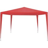  Zabavni šotor Rdeča 300 x 300 x 255 cm PE in jeklo, (5000218981) | Shoptok.si
