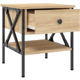  Noćni ormarići 2 kom boja hrasta 40x42x45 cm konstruirano drvo | shoptok.hr