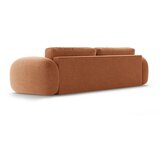 Cosmopolitan Design Opečnato oranžna raztegljiva/s prostorom za shranjevanje sedežna garnitura iz šenilje 262 cm Tonale – | Shoptok.si