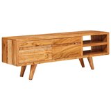 TV ormar s policom Smeđa 110 x 30 x 40 cm Čvrsto drvo akacije | shoptok.hr