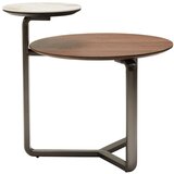 Premier Housewares Smeđi okrugao stolić za kavu od masivnog eukaliptusa 55x67 cm Imperia – | shoptok.hr