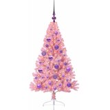  Umjetno predsvijetljeno božićno drvce Ružičasta 120 cm PVC | shoptok.hr