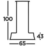 XXXL VISEČA SVETILKA Voyager 65/100/20 cm E27 | Shoptok.si