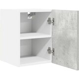 Viseći ormarić 2 pcs Beton siva i bijela 30 x 31 x 40 cm | shoptok.hr