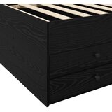 Okvir kreveta s pohranom s ladicama Crni hrast 80 x 200 cm | shoptok.hr