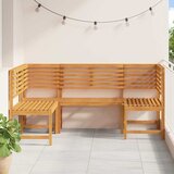  Set vrtne klupe 3 pcs Smeđa Čvrsto drvo akacije | shoptok.hr