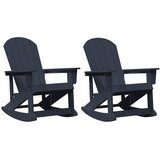  Adirondack ljuljačke 2 pcs Mornarsko plava HDPE | shoptok.hr