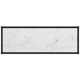  Konzolna mizica bela 100x35x75 cm kaljeno steklo, (20625257) | Shoptok.si