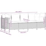  5-dijelni vrtni set sofa s jastucima bež od poliratana | shoptok.hr