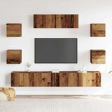 vidaXL 7-dijelni zidni set TV ormarić konstruirano drvo | shoptok.hr