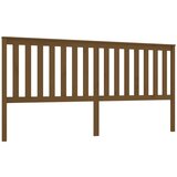 vidaXL Posteljno vzglavje medeno rjavo 206x6x101 cm trdna borovina, (20644005) | Shoptok.si