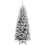 vidaXL Umjetno božićno drvce s stalakom Bijelo 63 x 63 x 150 cm | shoptok.hr