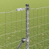 Vanjska Euro ograda za fiksiranje u tlo 10 x 1,5 m Srebrna | Eponuda.com